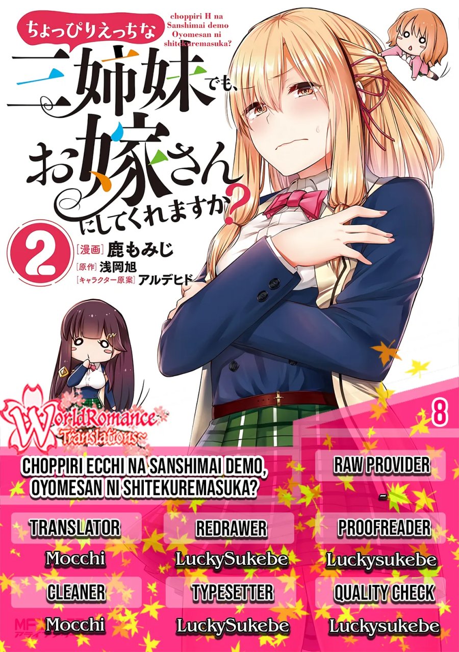 Could You Turn Three Perverted Sisters Into Fine Brides? Chapter 08 Bahasa Indonesia